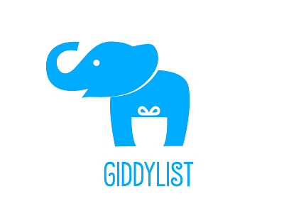 Giddylogo Behance 02 animal business design elephant giddy giddylist gift graphicdesign list logo logodesign present