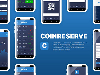 Dribble Coinreserve app apple bitcoin coin crypto currency ios mobile reserve