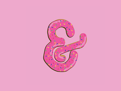 Happy National Donut Day! donut frosting pink vector