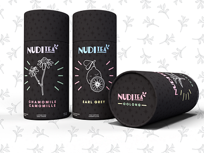 Nuditea branding design graphic design illustration logo packaging packaging design tea typography vector