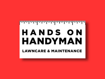 Local Handyman Business Card