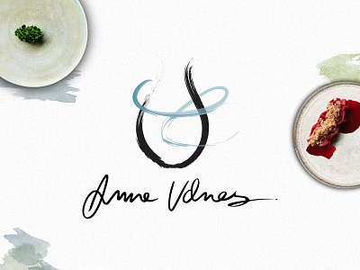 Logo Anne Udnes anne branding custom identity illustration lettering logo logomark mats oslo simple udnes