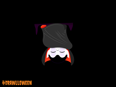 Drawlloween Day 4: Vampire drawlloween dribbble gradient halloween icon illustrator october vampire vector