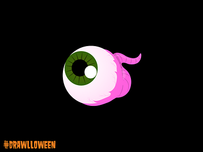 Drawlloween Day 9: Eyeball drawlloween dribbble eye eyeball gradient halloween icon illustrator october vector