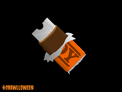 Day 22: Candy candy drawlloween dribbble halloween icon illustrator october razor razor blade vector