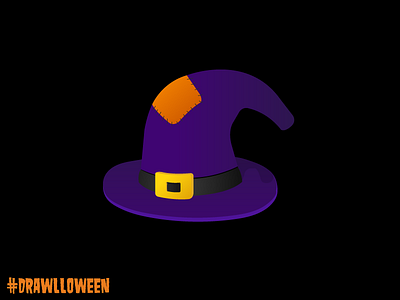 Day 27: Witch dribbble hat icon october witch