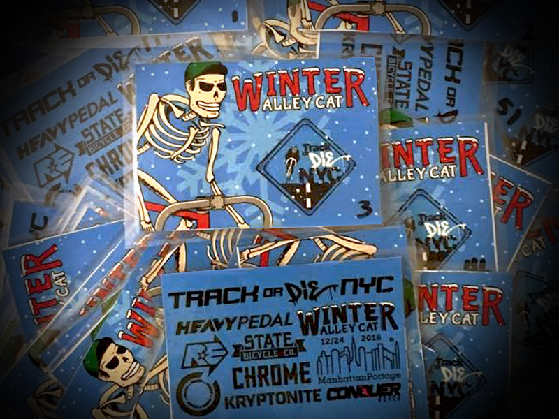 Spoke Cards for TOD Winter Alley Cat by Anthony Firetto on Dribbble