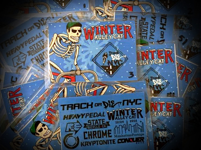 Spoke Cards for TOD Winter Alley Cat