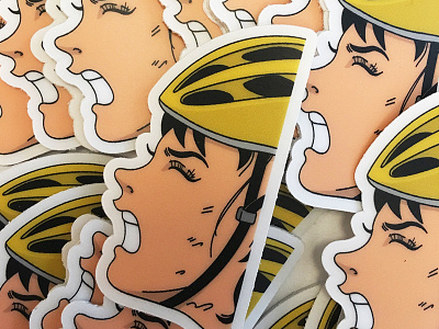 Pedal Strokes Stickers!