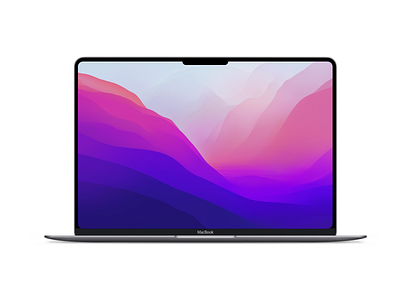MacBook Pro with Notch (Mockup) apple design macbook macbook pro macos mockup product design ui ux
