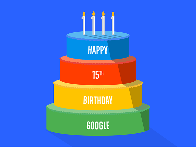 Happy Birthday Google by Adam Katz on Dribbble