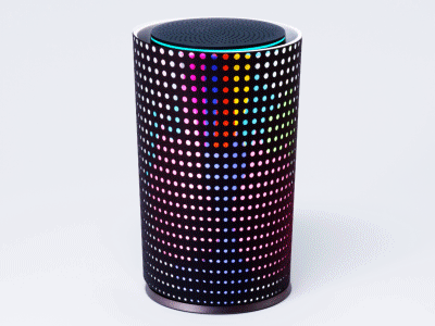 OnHub Makers Animals Inc. Shell 3d printed color design gif google internet onhub rainbow router