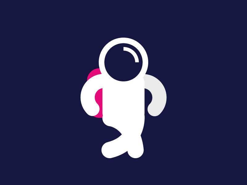 Bouncy Astronaut astronaut bouncy space walk cycle