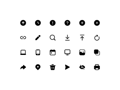 System Icons icons ui ux