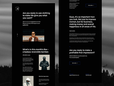 rdsgn_ clothing design fashion homepage interface landing page typography ui ux web webdesign