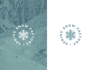 found from Archive factory logo snow snowflakes spring wordmark