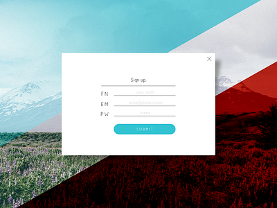 Daily UI - #001 Sign Up 001 challenge dailyui sign up ui