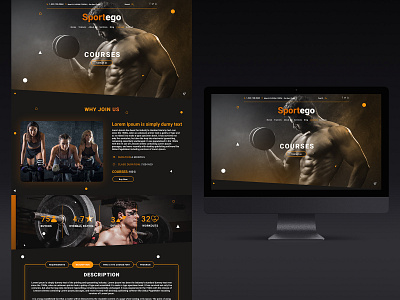 Sportego Landing Page