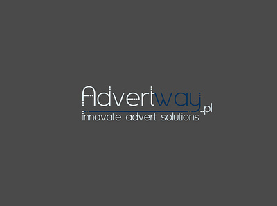 AdvertWay logotype branding design graphic design illustration logo logotype typography ui ux vector