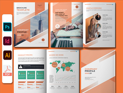 Company Profile Design annual report brochure business brochure business profile catalog company profile proposal