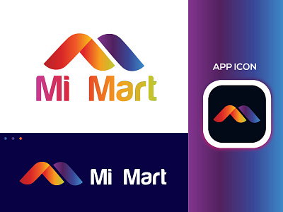 m letter mark logo | modern logo app branding design gradient logo lettermark logo logo identidade visual logo modern logodesigner m letter m letter mark logo minimal logo