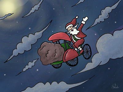 Becak Santa Claus