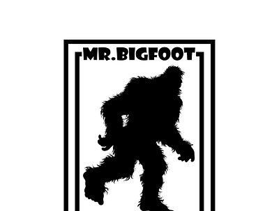 Mr. Bigfoot Logo branding graphic design logo