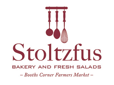 Stoltzfus Baker Logo bakery brand food logo typography