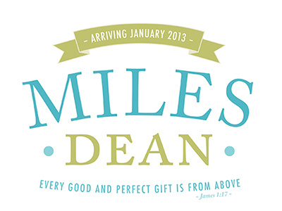 Miles Dean identity logo typography