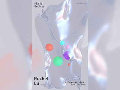 Particles 3d cinema4d design futurist illustration plastic