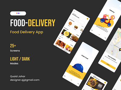 FOOD DELIVERY ONLINE APP adobexd figma food delivery ios mobile mobileapplication online delivery ui uiux mobile app ux