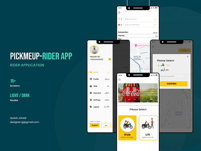 PICKMEUP-RIDER APP