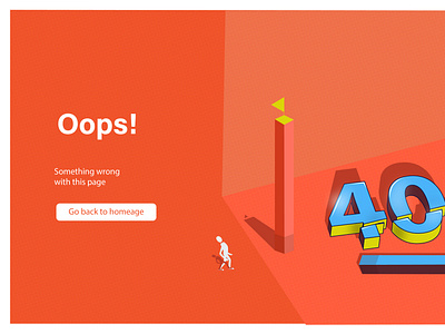 404page design illustration ui web