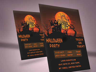 Halloween Posters graphic design halloween poster photo editing photoshop poster design