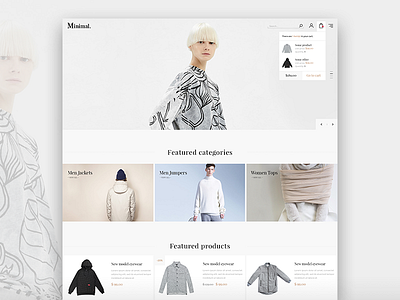 Minimal clean download ecommerce fashion interface minimal minimalist type ui web website