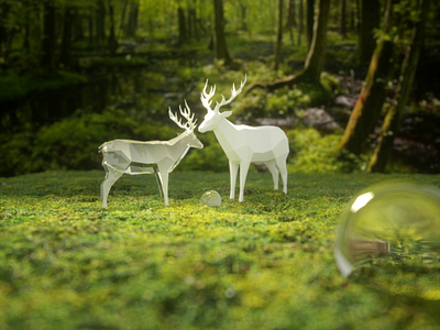 deer c4d octanerender