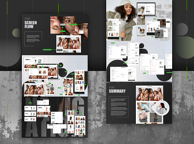 Alternative - E-Commerce Website - Screen Flow branding case study design figma graphic design ui uiux user interface ux visual visual design website