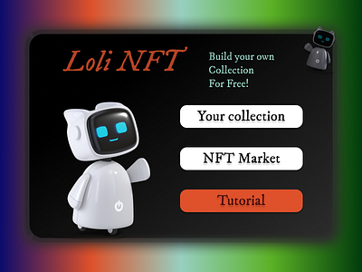 Loli NFT blockchain design figma metaverse nft ui ui design web3.0