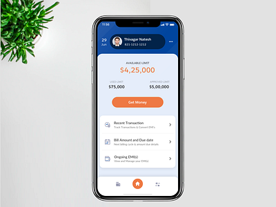 Credit app for banking