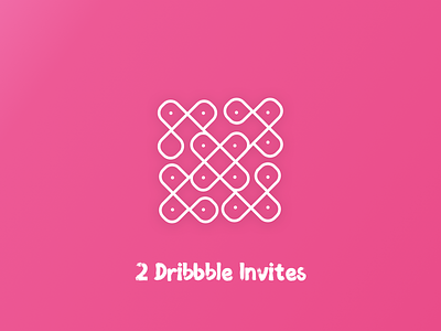 2 Dribbble Invite give away dribbble invite kolam tamil traditional