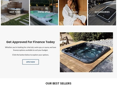 Hot Tub Spa WordPress Redesign branding cro design digital digitalmarketing logo marketing searchengineoptimisation seo ux web webdesign webdevelopment wordpress