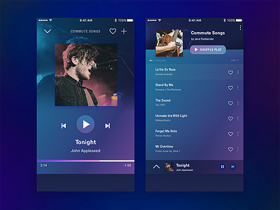 UI Design Warm Up - #001 app design louielyn mata mobile app music music player practice ui uiux user interface visual visual design