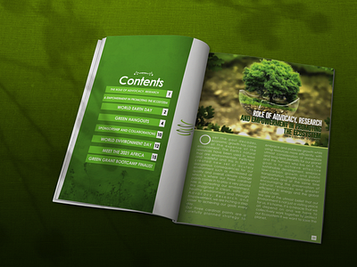 Brochure, Magazine design