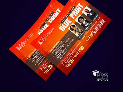 Handbills Designs with excellent blend of Colors design graphic design typography