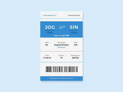 Boarding Pass