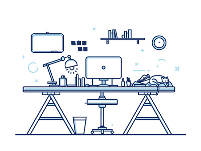 Workspace by pindeus Indra on Dribbble