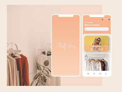 Thrift Story App UI Design