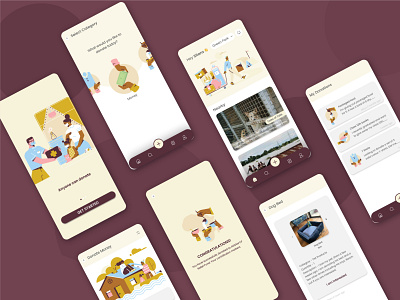 weDonate - Donation App Design app design concept design design donation app figma graphic design illustrator interaction design mobile app product design ui uiux design ux design