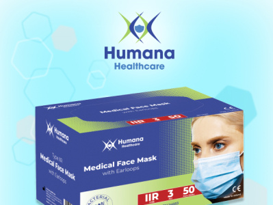 Humana Healthcare Face Mask Box