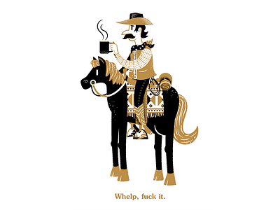Cowboy cowboy editorial editorial illustration illustration vector western